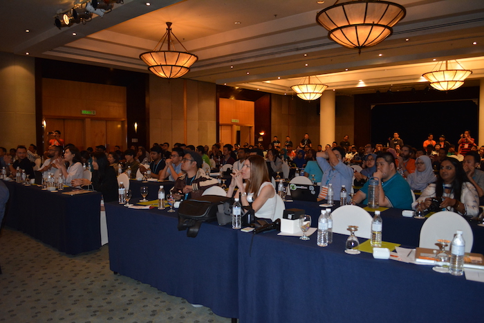 Attendees fill the Royale Ballroom at WordCamp KL 2017